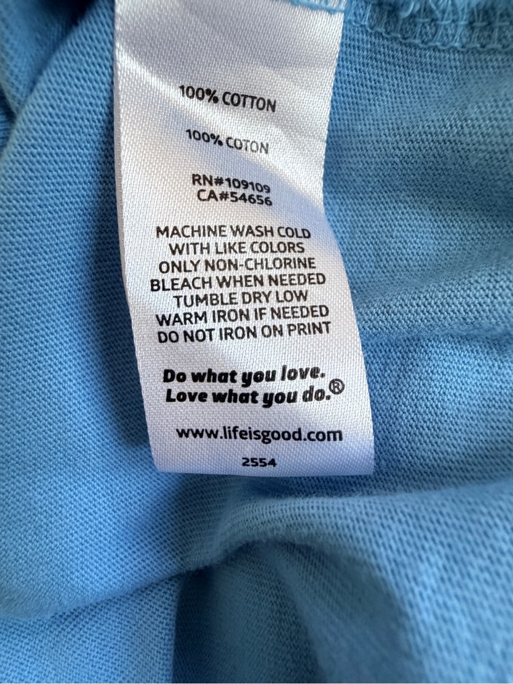 Life Is Good Crusher Tee Mens Medium My Favorite Color Is Beer Blue Long Sleeve - Picture 8 of 10